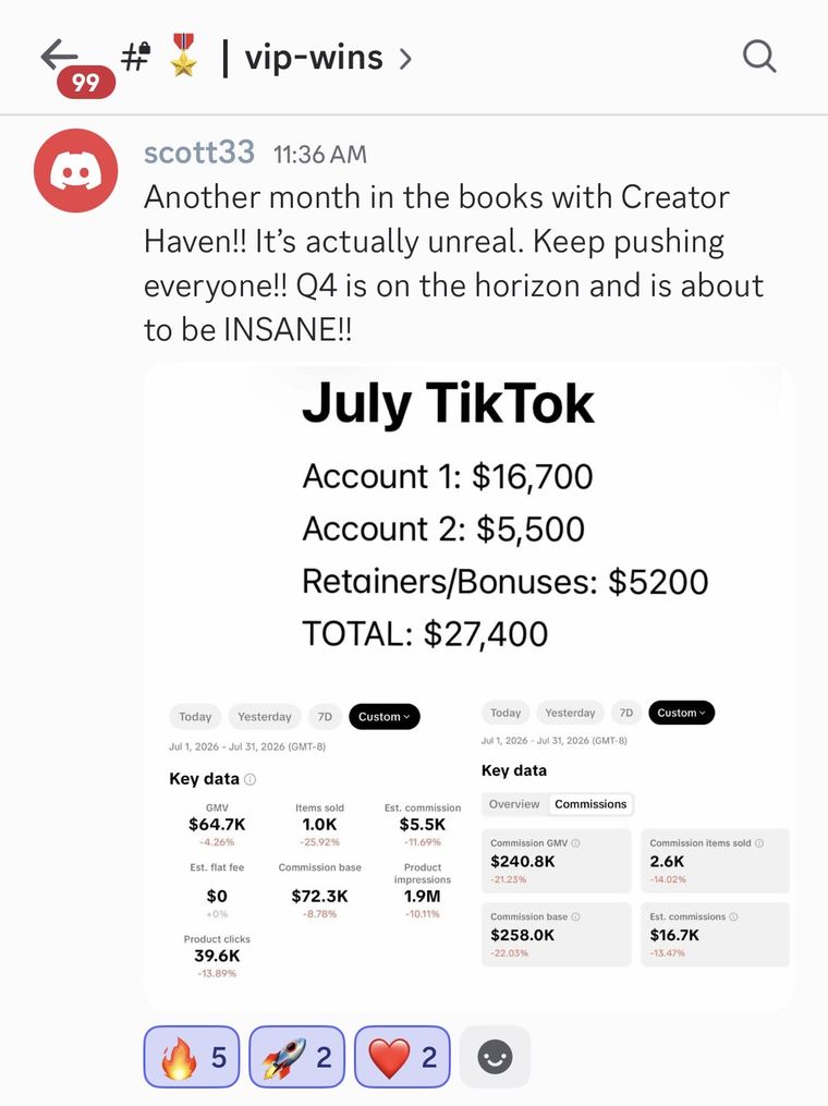 Creator result